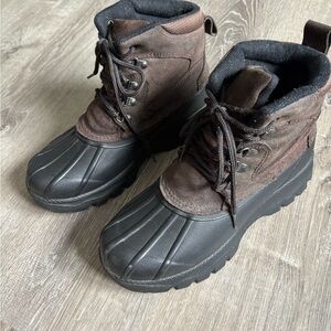 Pacific Trail Black and Brown Winter Boots